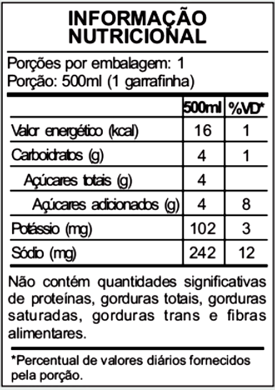 ISOTÔNICO SABOR LIMÃO | PACK COM 12UN